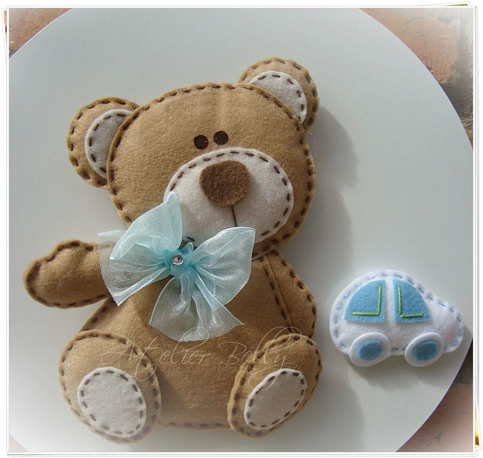 Медведь своими руками. Медведь из картона. Поделка мишка. Мягкие игрушки из фетра. Мишка (из фетра).