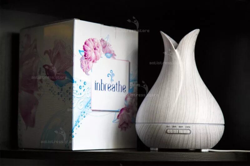 Антистресс диффузор. Аромадиффузор inbreathe seashell (цвет темное дерево). аромадиффузор &quot;оу дэте&quot; 85 мл. аромадиффузор зелёный  140254.