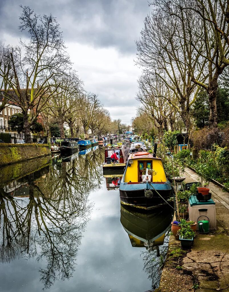 Canal s. Little Venice (маленькая Венеция. Little Venice в Лондоне. Риджентс-канал. Каналы Лондона.