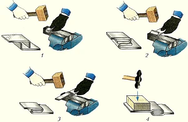 Последовательность выполнения соединений. Соединение металла фальцевым швом. Технология сборки изделий из тонколистового металла проволоки. Соединение деталей фальцевым швом. Соединение деталей из тонколистового металла фальцевым швом.