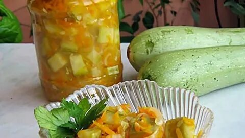 Салат из кабачков с рисом