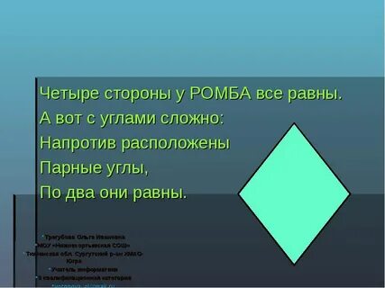 Фигура с четырьмя сторонами
