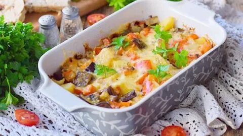 Овощное рагу рецепт с картошкой в духовке
