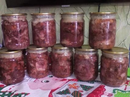 Домашняя тушенка из говядины в банках