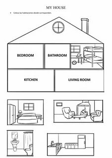 My house worksheets for kids