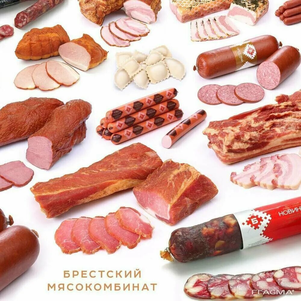 Ассортимент колбасных
