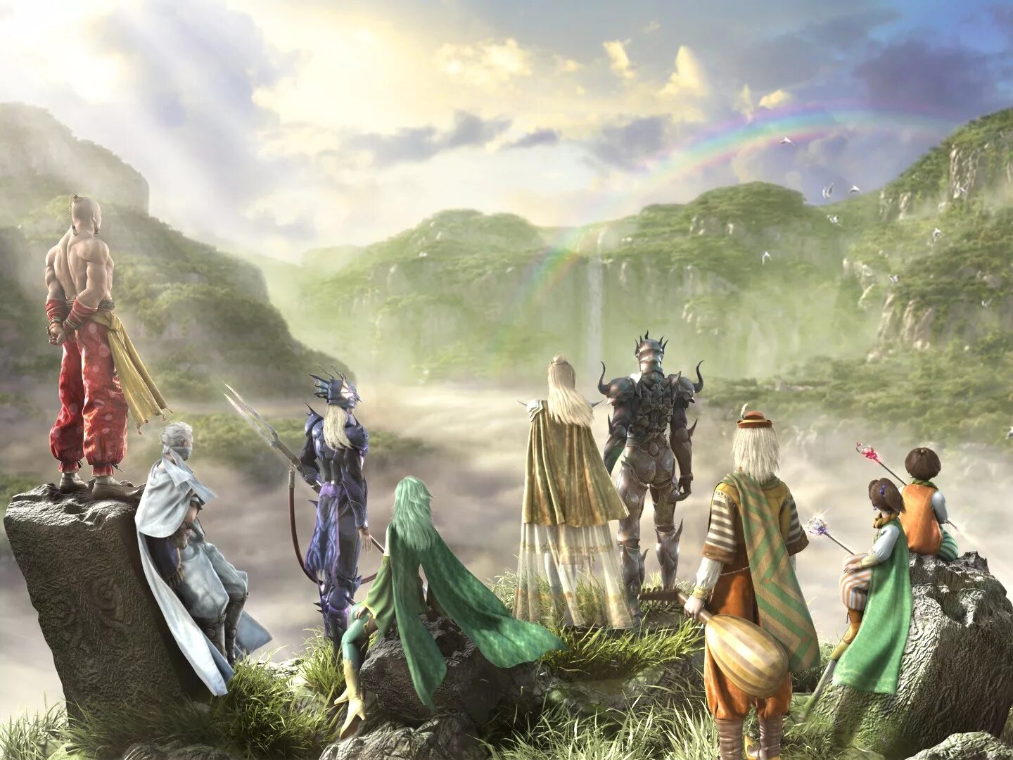 Мир 4 картинки. Final Fantasy IV DS. Final Fantasy 4 игра. Final Fantasy 4 Art. Final Fantasy Cain.