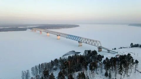 Высокогорский мост через енисей