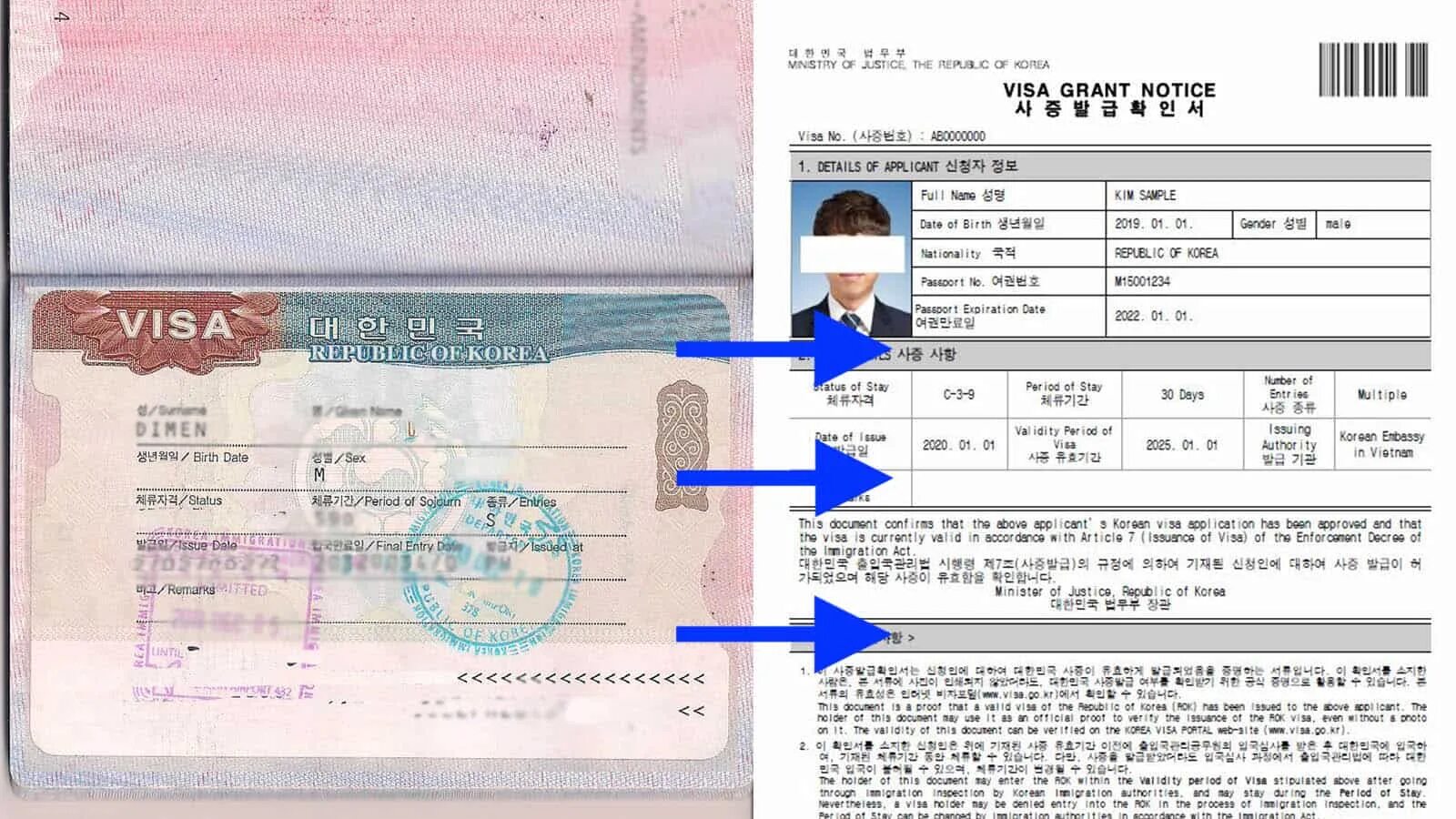 Нужна ли виза в корею 2024. Виза Корея d4. Visa Grant Notice Корея. Виза e 6 Корея. Виза в Республику Корея.
