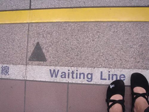 Waiting to continue. Waiting to continue
