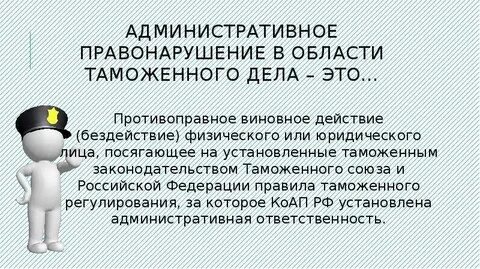 Таможенная ответственность