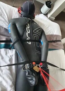 wetsuit. bondage. tiedfeetguy. 