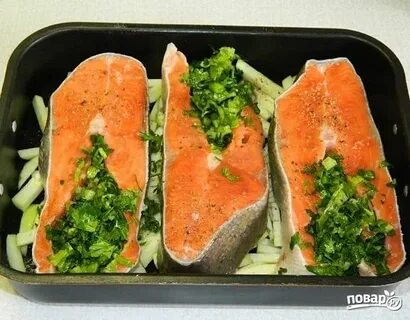 Как запечь кижуч в духовке стейками