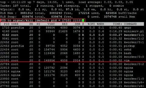 Pid linux