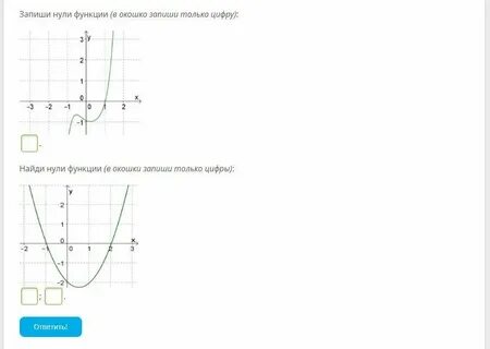 Найдите нули функции y 3x 5x 2