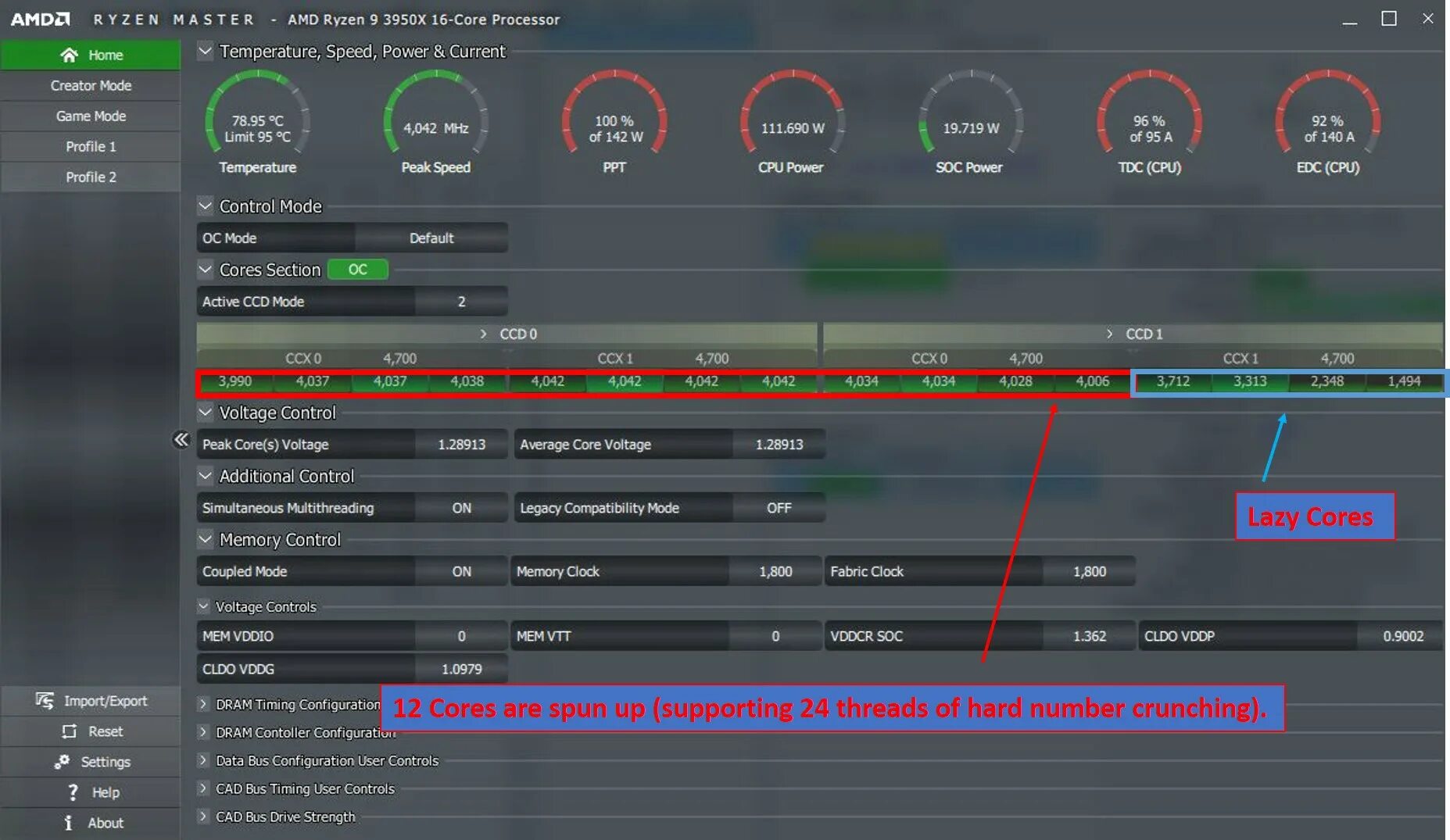 AMD Ryzen™ Master Utility for Overclocking Control. Peak current limit CPU. Ryzen Master Utility на русском. Ryzen Master меню.