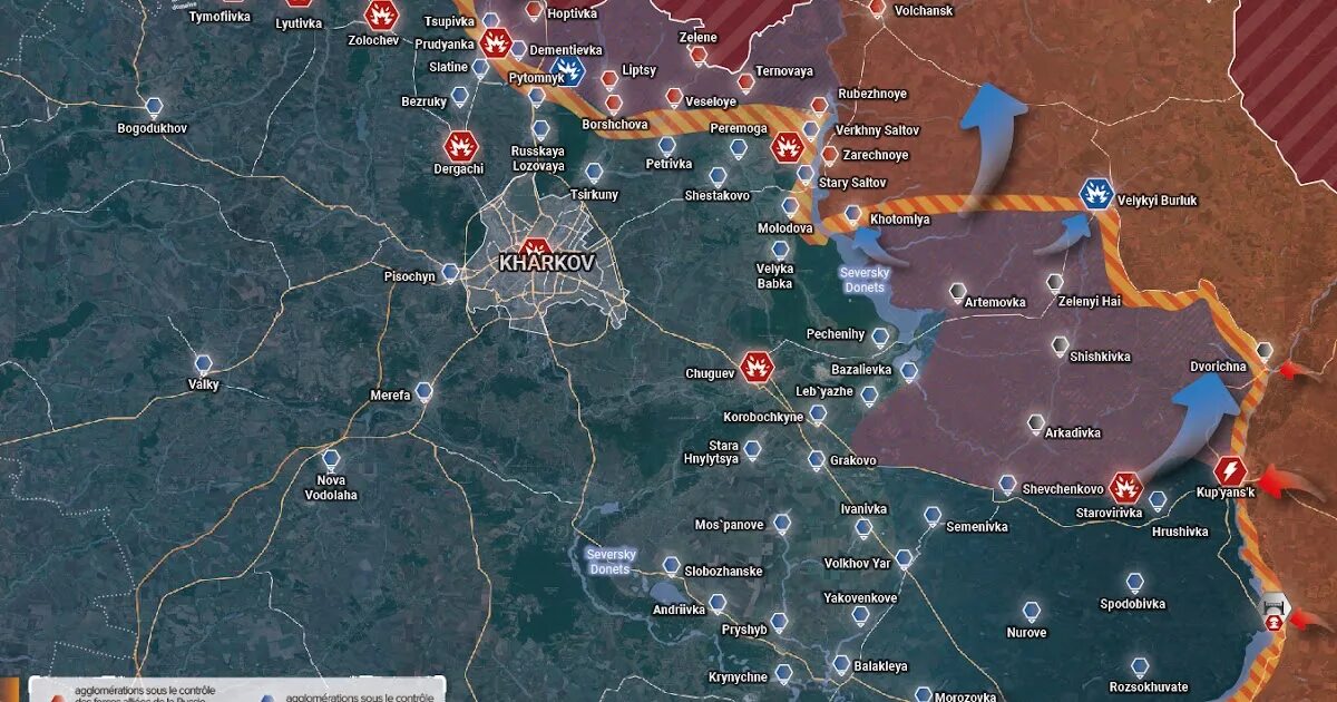 Наступление на харьков 13 мая 2025. Карта боев.действий на харковском направлении. карта боевых действий на харьковском направлении.