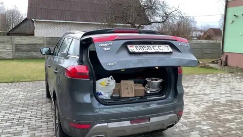 Электропривод багажника geely atlas