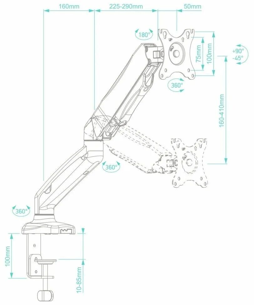 Кронштейн для монитора onkron g80. Кронштейн настольный Onkron g80. Кронштейн для мониторов Onkron g80w. Кронштейн настольный для мониторов Onkron.