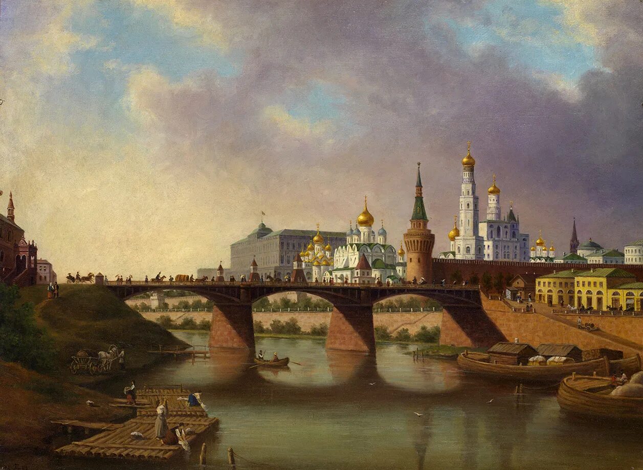 Мусоргский над рекой. Луи пьер бишебуа кремль. васнецов москворецкий мост. рассвет на москве реке мусоргский. москворецкий мост в москве 19 век.