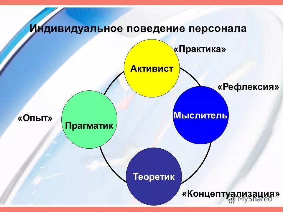 Модели индивидуального поведения