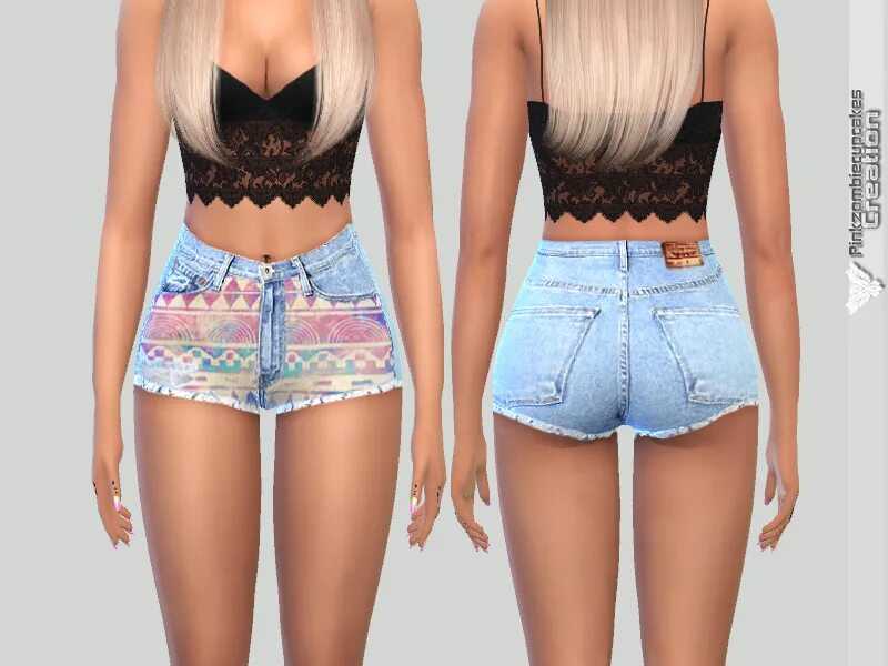 Загрузить шорт. SIMS 4 Denim shorts. SIMS 4 шорты облегающие. Пиджак симс 4 шорты. Симс девушка в шортах.