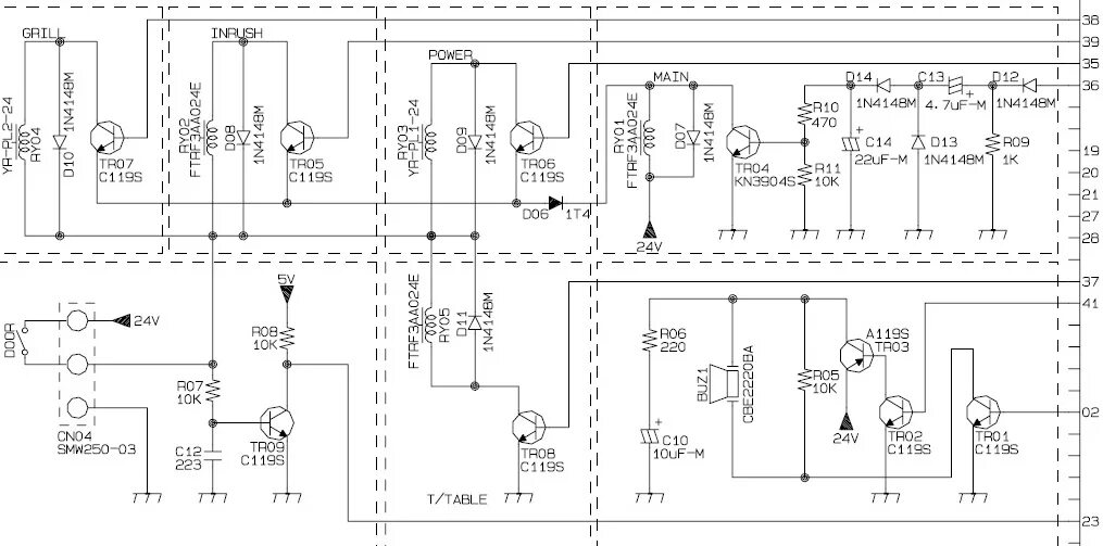 Плата панели управления СВЧ Panasonic NN-GD368 (F603L9D10ZP) купить в Москве - "