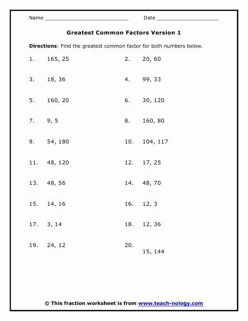 Least common перевод. Highest common factor worksheet. lowest common denominator. факториал worksheet. lowest common multiple worksheet.