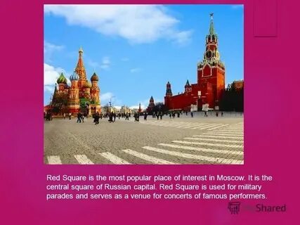 Red square in the centre
