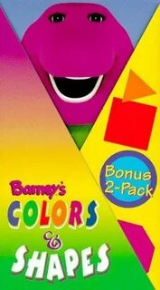 Barney red blue and circles too