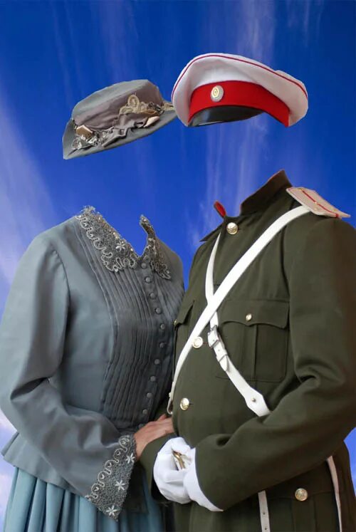Вставить лицо в военную форму
