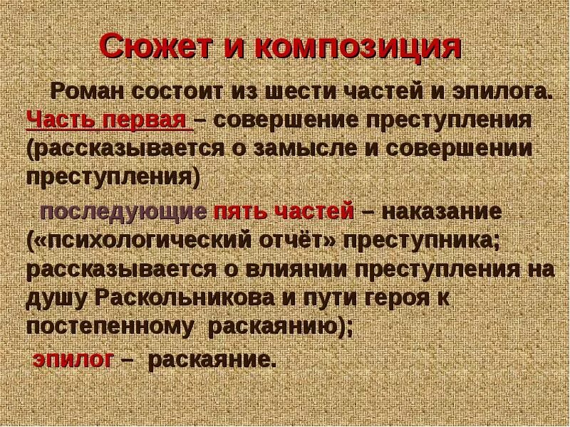 Презентация по теме преступление и наказание.