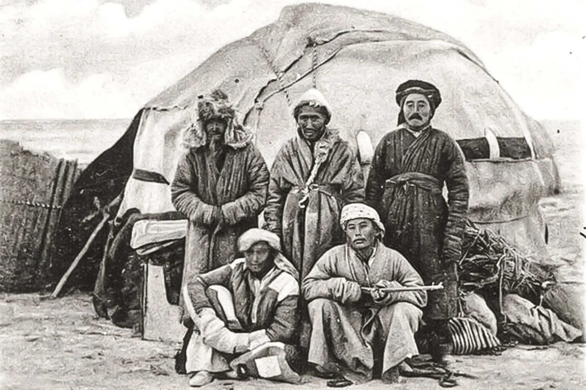 Юрты алтайцев 19 век. Киргизские кочевники 19 век. Киргизы Азии 19 век. Казахская степь 19 век. История народа казахстана