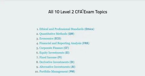 Cfa level 2