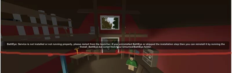 Ошибка сервера Unturned. Unturned вылетает при запуске игры без ошибки. Unturned античит. Ошибка BATTLEYE DAYZ. Install battleye service unturned