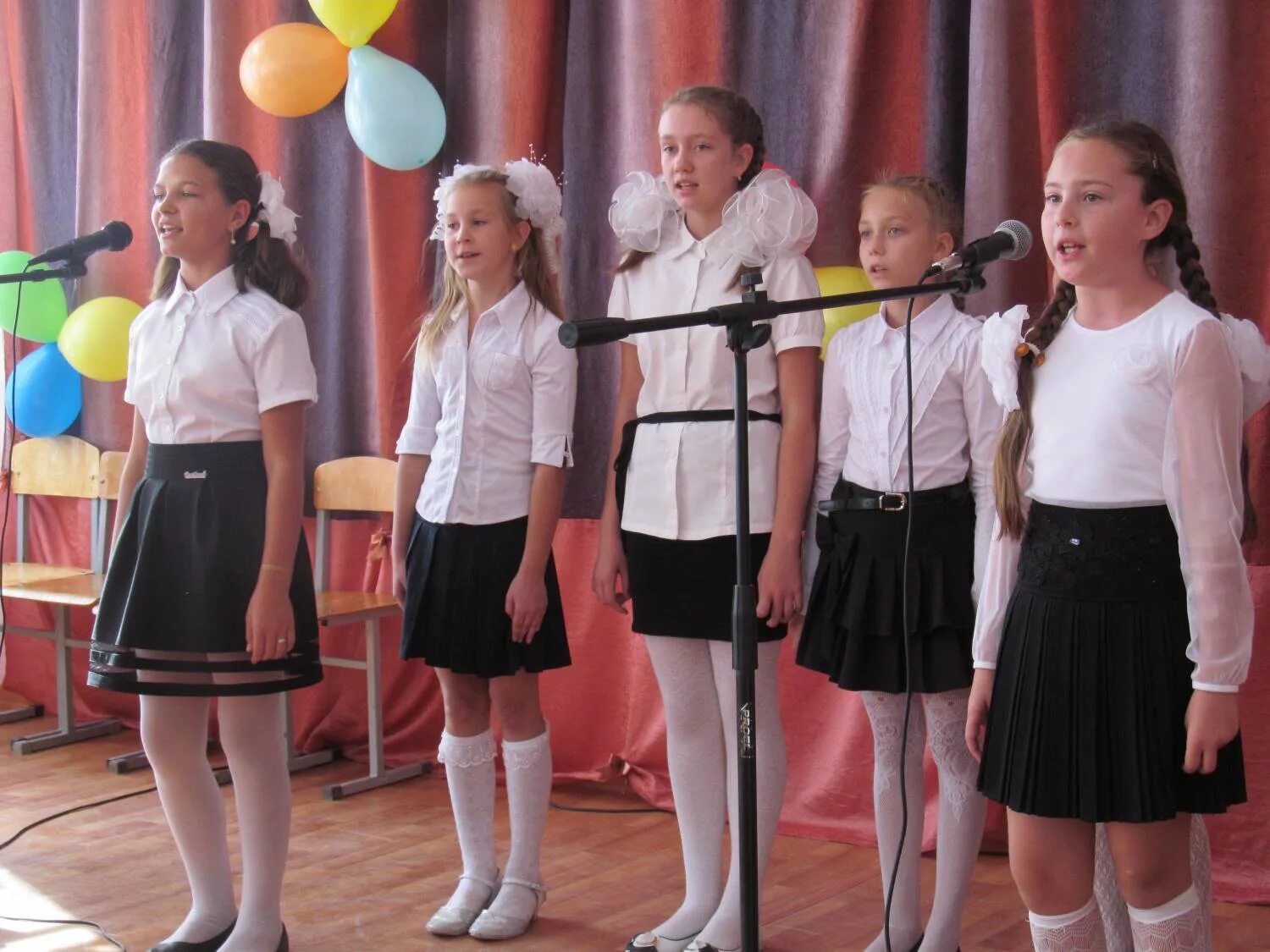 Выступление 5 школы