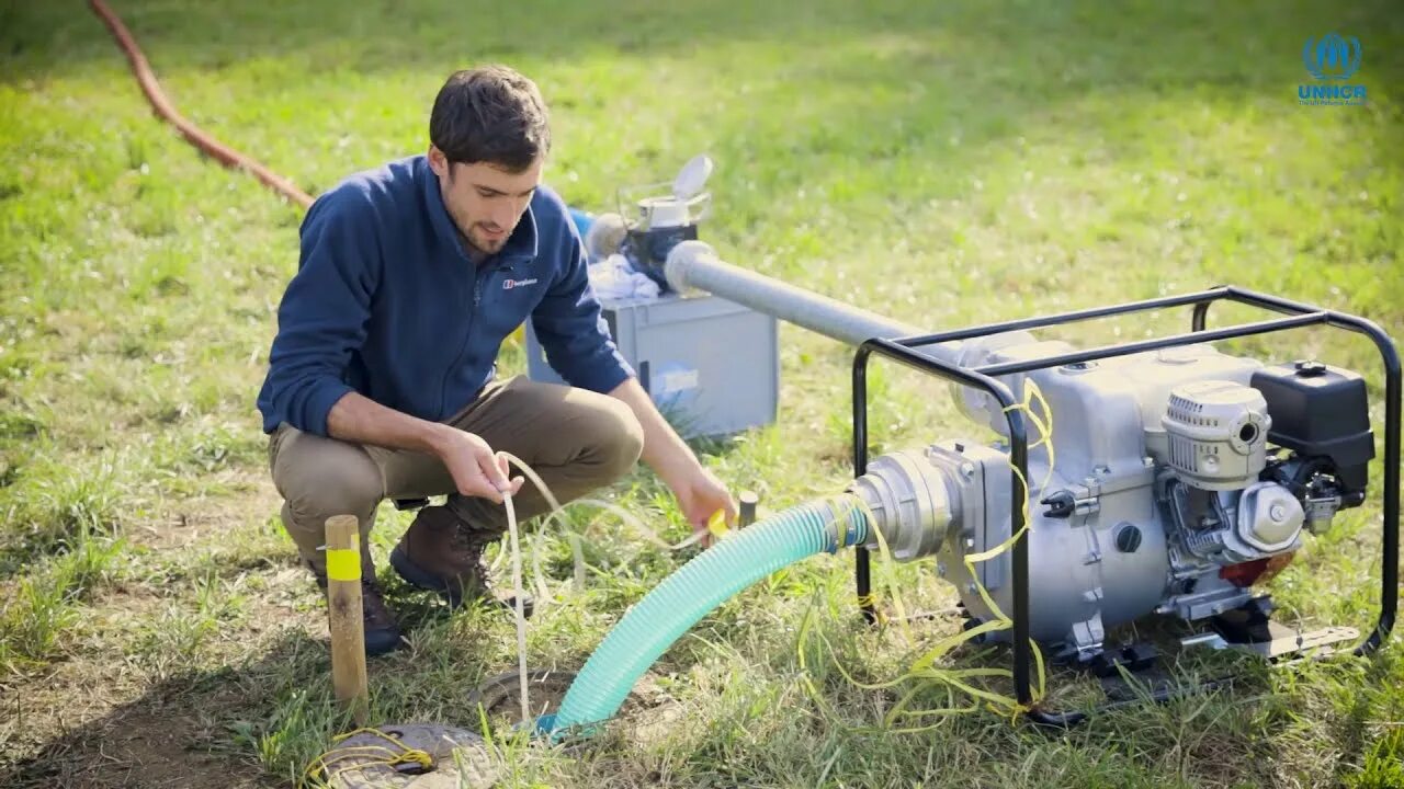 Pumping test. Pumping test