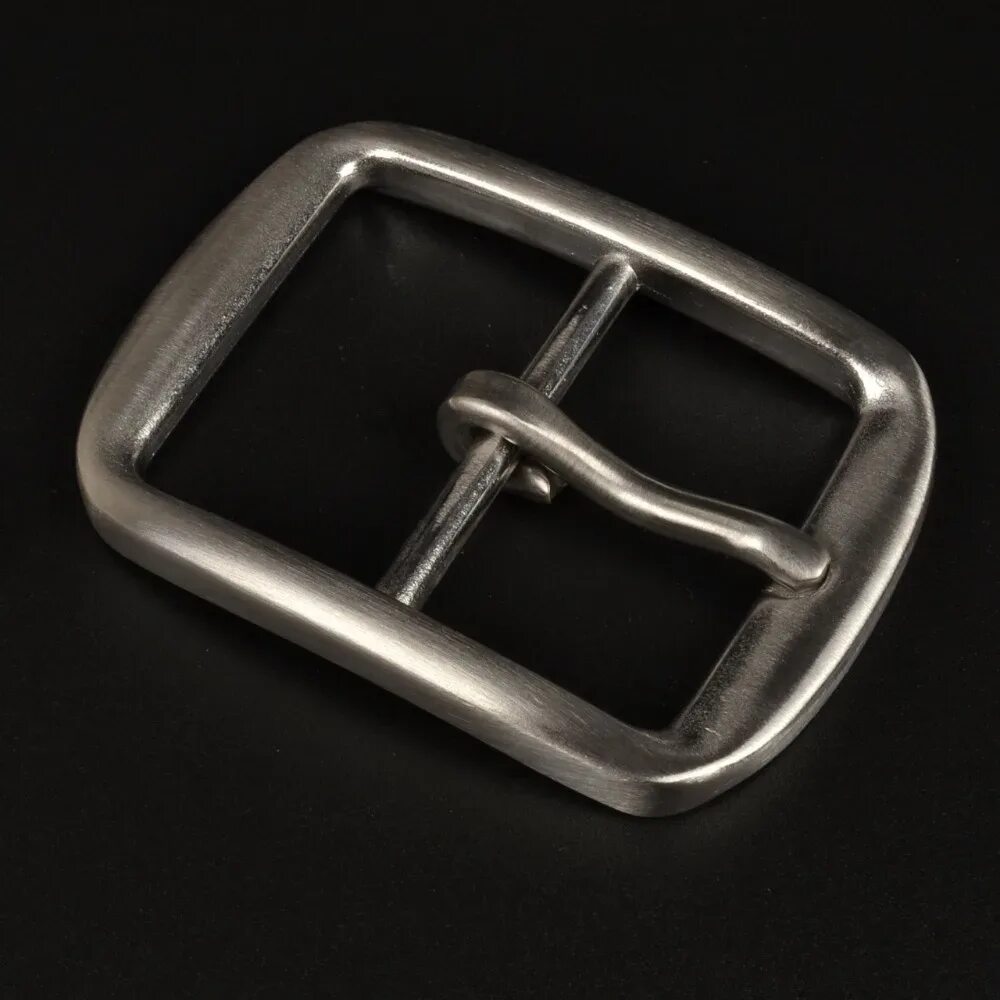 Пряжка карабин. Пряжка 40 мм 9762 (001) никель. Пряжка регулировочная нержавеющая сталь 40 мм. Мет. /ник.