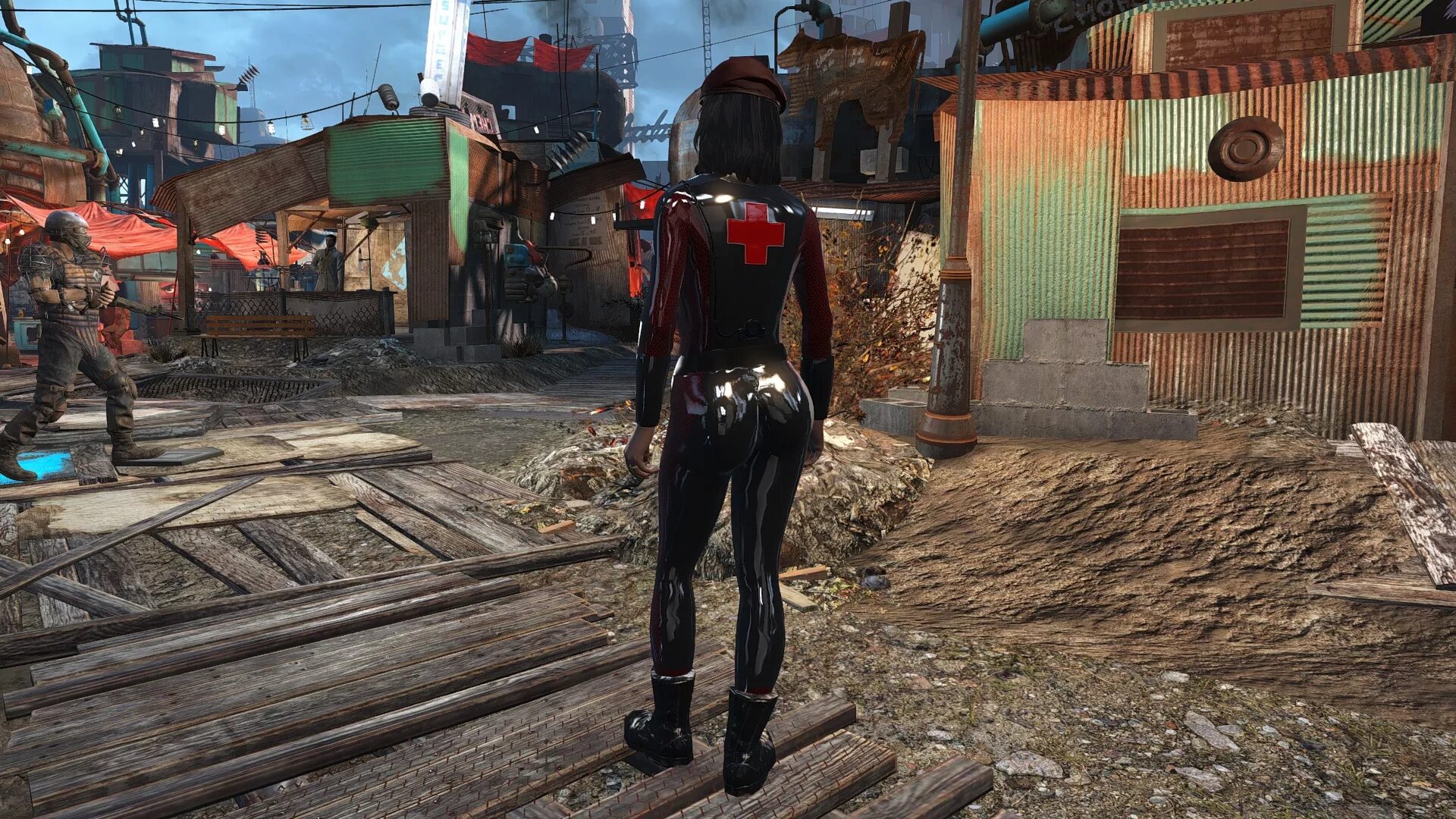 Fallout 4 все dlc последняя версия. Fallout 4 skimpy Armor. Fallout 4 skimpy Armor and Clothing Replacer. Потогонка Fallout 4. Фоллаут 4 латексные костюмы.