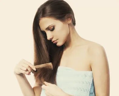 Brushing hair