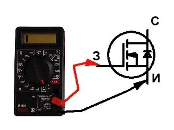 Проверить сток. Прозвонить полевой транзистор мультиметром. Прозвон полевого транзистора мультиметром. Прозвонка полевых транзисторов мультиметром. Как проверить полевой транзистор мультиметром.