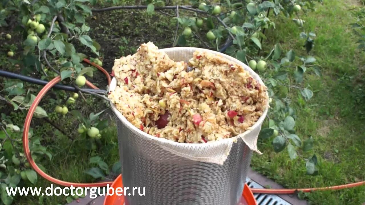 Как измельчить яблоки