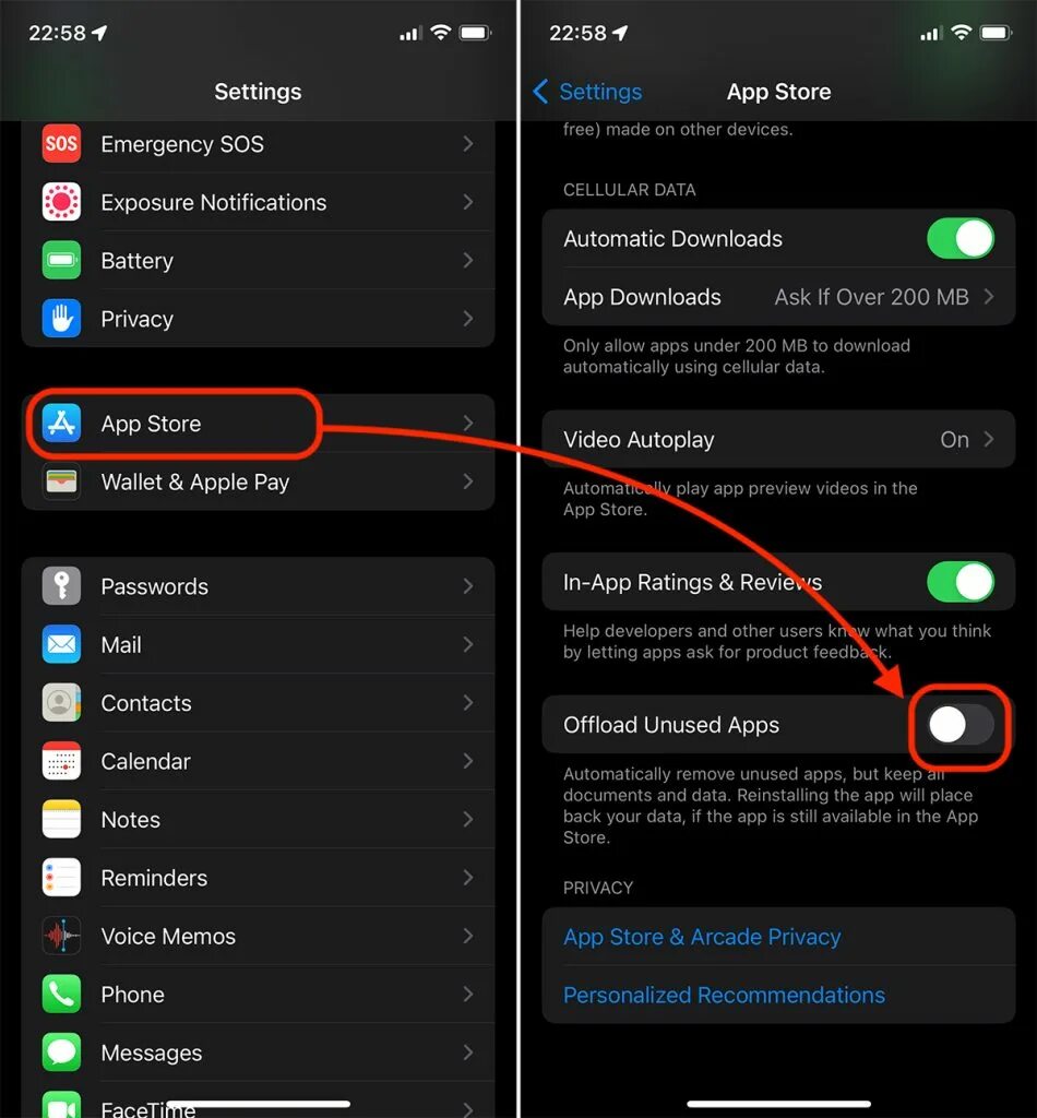 Disable application