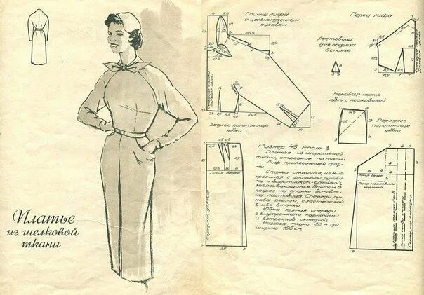 Пин от пользователя Irina на доске Выкройки. Лучевой крой. Выкройки, Шитье, Ретр