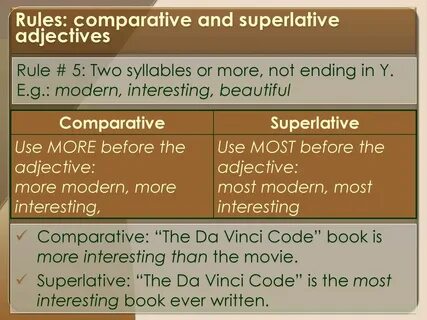 Grammar comparatives ответы