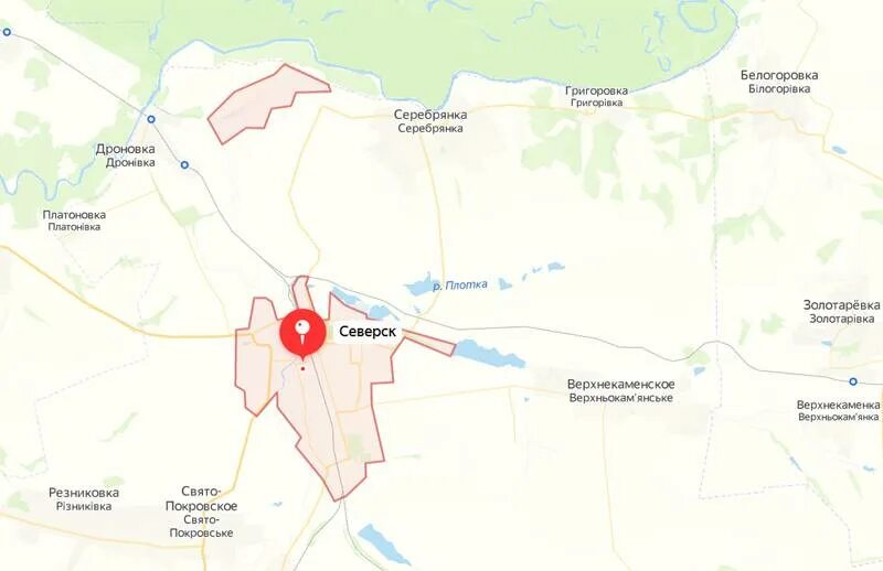Где находится северская