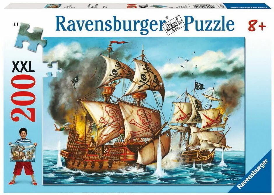 Пазл фф. Пазл равенсбургер пираты на подложке 15 деталей. ravensburger lodik piratenкупить игру.