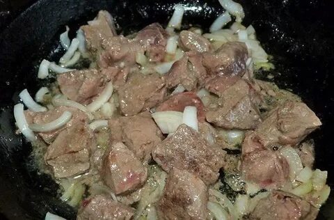 Печень жарить кусками