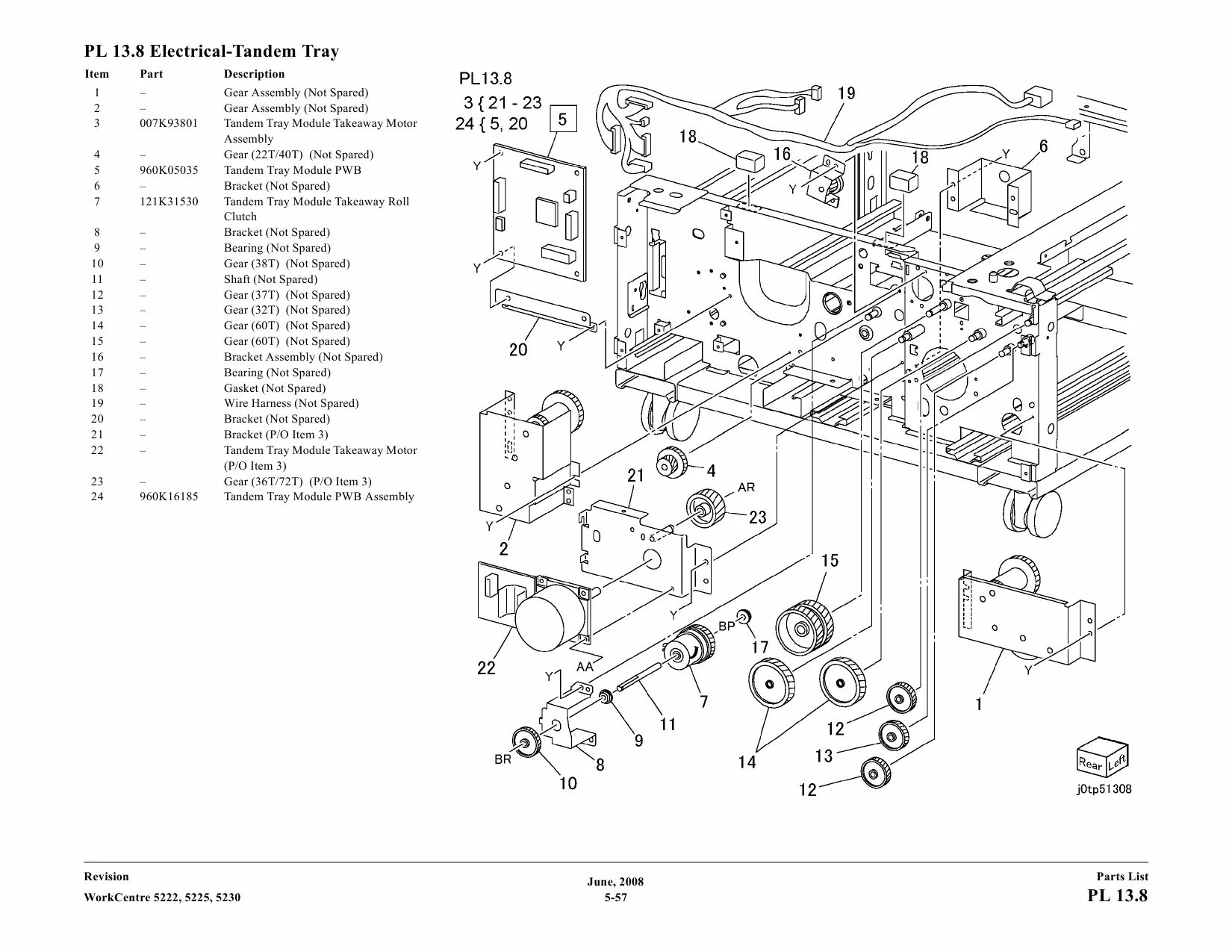 Part list. Part list