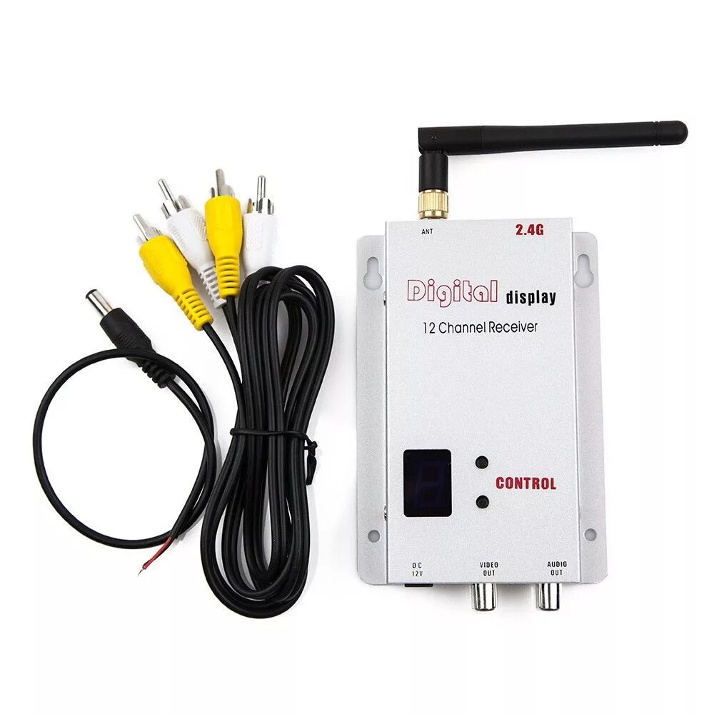 12 channel receiver. Digital display 12 channel receiver. digital display receiver wireless av. 2.4ghz receiver. receiver_1_2ghz.